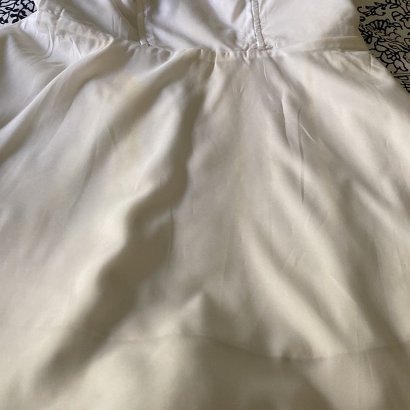 NWT EXPRESS Metallic Silver A-Line Strapless Party  Dress Size 6 - Picture 12 of 12